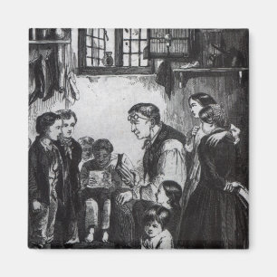 John Pounds geeft kinderen thuis les Magneet