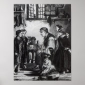 John Pounds geeft kinderen thuis les Poster (Voorkant)