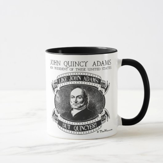 John Quincy Adams 1824 Campaign Mok (Rechts)