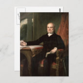 John Quincy Adams Briefkaart (Voorkant / Achterkant)