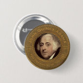 John Quincy Adams Campaign Button (Voorkant /achterkant)