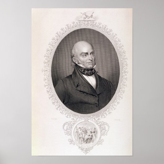 John Quincy Adams Poster (Voorkant)