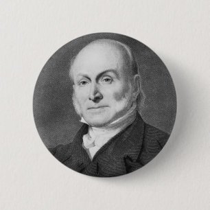 John Quincy Adams Ronde Button 5,7 Cm