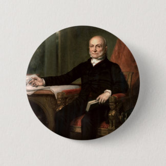 John Quincy Adams Ronde Button 5,7 Cm