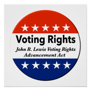 John R. Lewis Stemrecht Vooruitgang Act Perfect Poster
