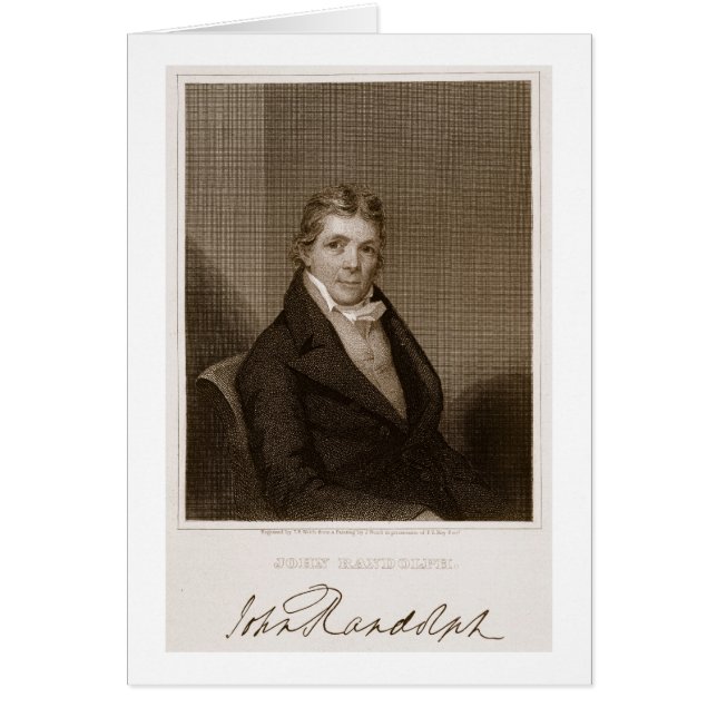 John Randolph (1773-1833) gravé par Thomas B. We (Devant)