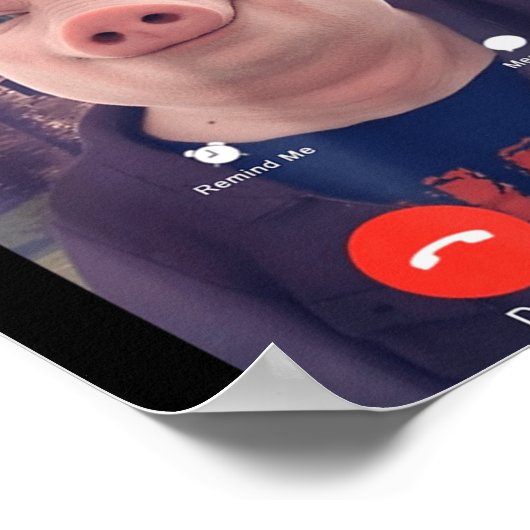 John Rk Is Calling Funny Answer Call Phone  Poster (Hoek)