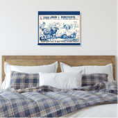 John Robinson Circus-Poster Canvas Afdruk (Insitu (Slaapkamer))