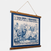  John Robinson Circus-Poster Hangend Wandkleed (Gebogen)