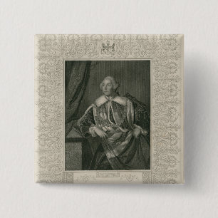 John Russell, hertog van Bedford Vierkante Button 5,1 Cm