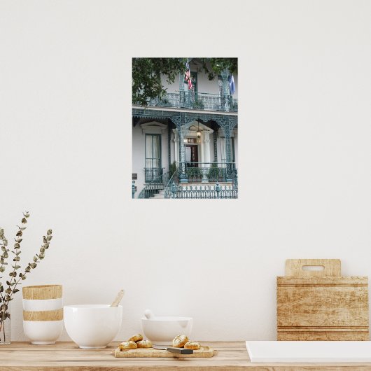 John Rutledge House Inn, Charleston SC Poster (Keuken)
