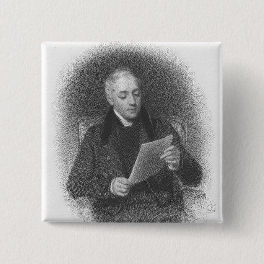 John Samuel Murray Vierkante Button 5,1 Cm (Voorkant)