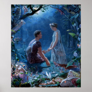 John Simmons: Een droom van een midzomernacht Poster