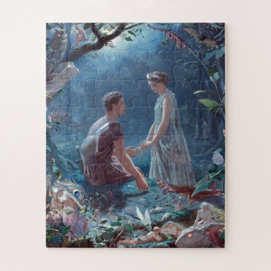 John Simmons Hermia en Lysander A MidSummer Night Legpuzzel (Verticaal)