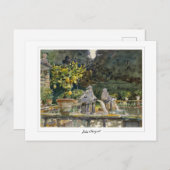 John Singer Sargent #20 - Fine Art Briefkaart (Voorkant / Achterkant)