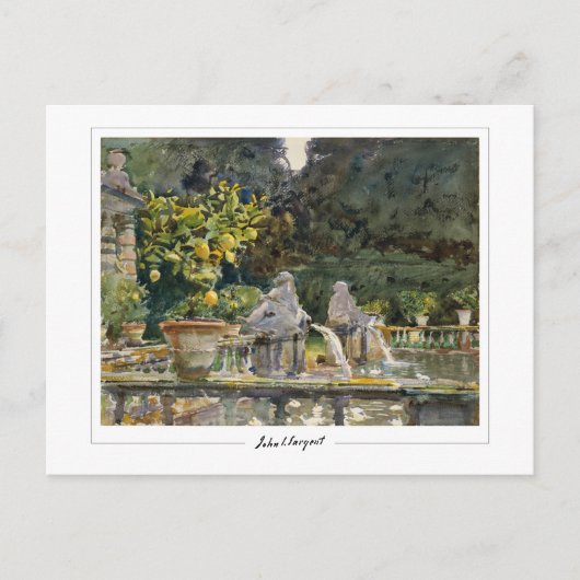 John Singer Sargent #20 - Fine Art Briefkaart (Voorkant)