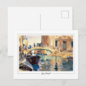 John Singer Sargent #405-2 - Fijne Kunst Briefkaart (Voorkant / Achterkant)
