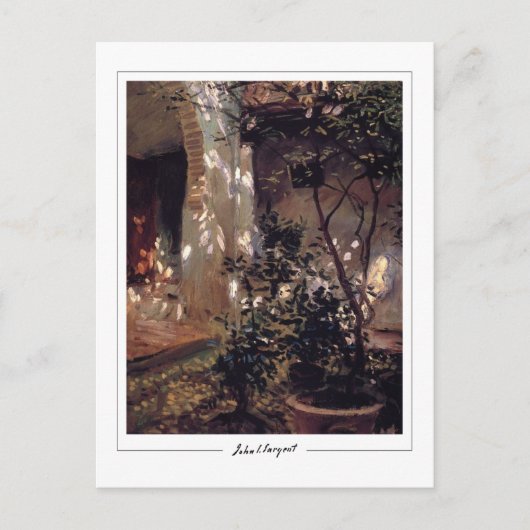 John Singer Sargent #74-2 - Fijne Kunst Briefkaart (Voorkant)