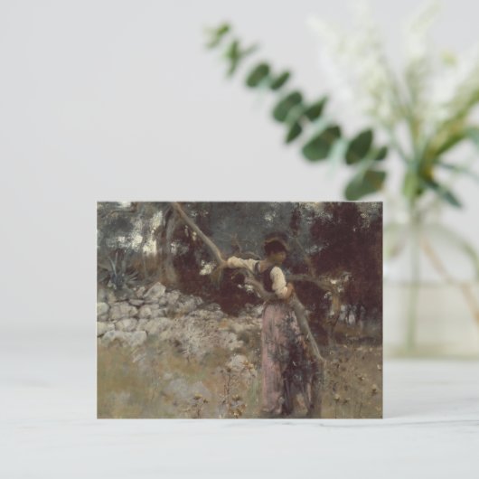 John Singer Sargent - A Capriote Feestdagenkaart (Staand voorkant)