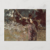 John Singer Sargent - A Capriote Feestdagenkaart (Voorkant)