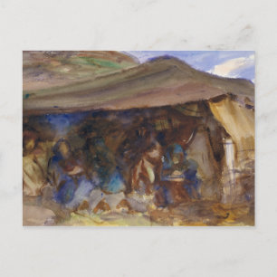 John Singer Sargent - Bedouin Tent Briefkaart