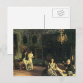 John Singer Sargent - Binnenlandse Zaken in Veneti Briefkaart (Voorkant / Achterkant)