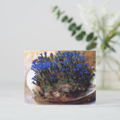 John Singer Sargent-Blue Gentians Briefkaart (Staand voorkant)