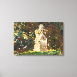 John Singer Sargent - Boboli Garden, Florence Canvas Afdruk