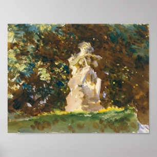 John Singer Sargent - Boboli Garden, Florence Poster