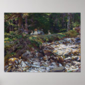 John Singer Sargent De meester en zijn leerlingen Poster (Voorkant)