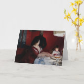 John Singer Sargent - de Partij van de Verjaardag Kaart (Gele Bloem)