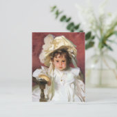John Singer Sargent-Dorothy Briefkaart (Staand voorkant)