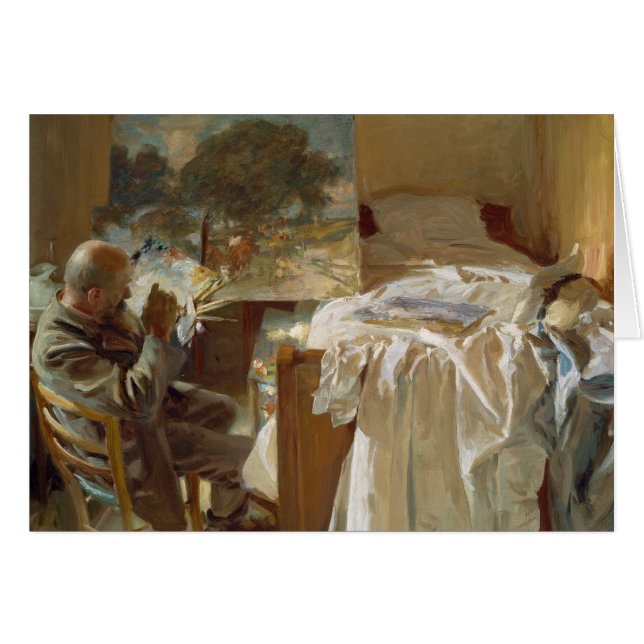 John Singer Sargent - Een artiest in zijn Studio (Voorkant Horizontaal)