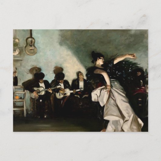 John Singer Sargent-El Jaleo Briefkaart (Voorkant)