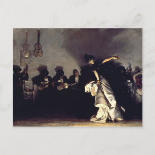 John Singer Sargent-El Jaleo Briefkaart