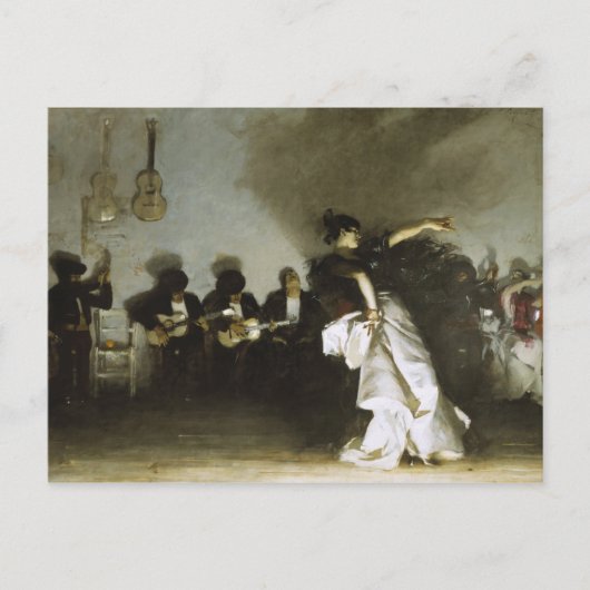 John Singer Sargent - El Jaleo Briefkaart (Voorkant)