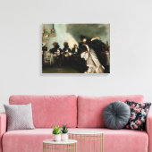John Singer Sargent-El Jaleo Canvas Afdruk (Insitu (Woonkamer))