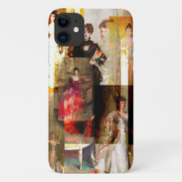 John Singer Sargent Elegant Dames Collage iPhone 11 Hoesje