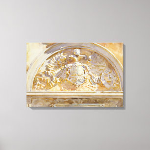 John Singer Sargent - Escutcheon van Charles V Canvas Afdruk