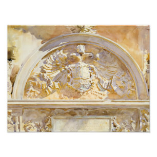 John Singer Sargent - Escutcheon van Charles V Foto Afdruk