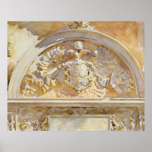 John Singer Sargent - Escutcheon van Charles V Poster