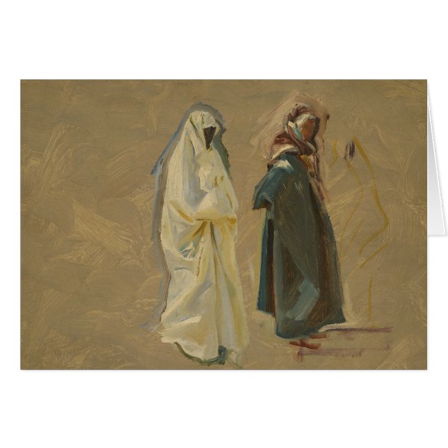 John Singer Sargent - Étude de deux bédouins (Devant horizontal)