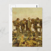 John Singer Sargent - Gassed Briefkaart (Voorkant / Achterkant)