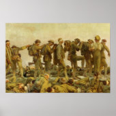 John Singer Sargent - Gassed Poster (Voorkant)
