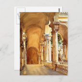 John Singer Sargent: Genua, Universiteit Briefkaart (Voorkant / Achterkant)