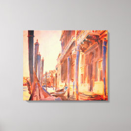 John Singer Sargent Gondola Moorings Venice Canvas Afdruk