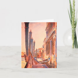 John Singer Sargent Gondola Moorings Venice Kaart