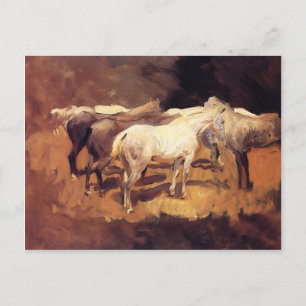 John Singer Sargent- Horses in Palma Briefkaart