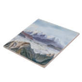 John Singer Sargent - Iselle van Mount Pilatus Tegeltje (Zijkant)