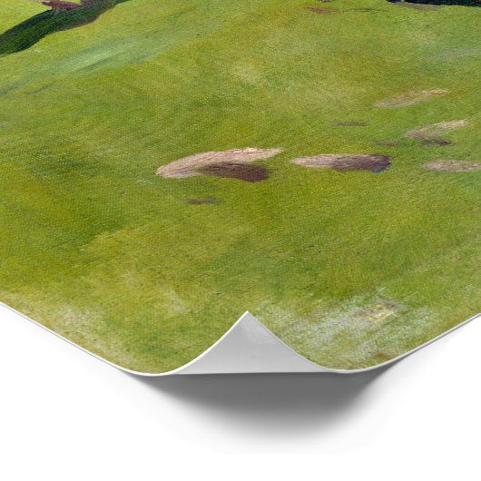 John Singer Sargent Landschap met Goatherd Poster (Hoek)